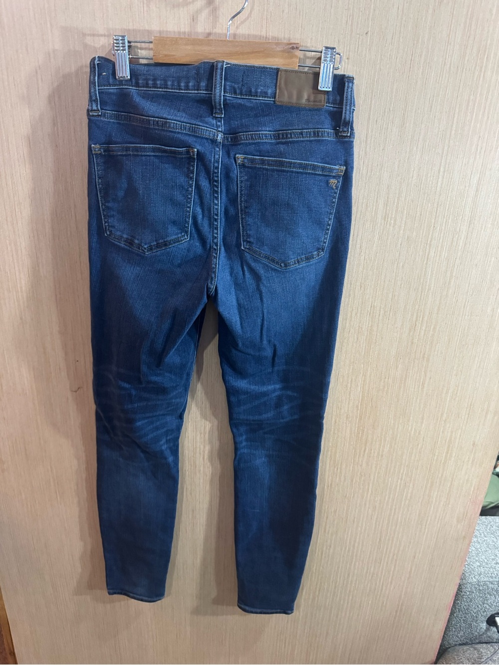 Madewell Dark Wash High Rise Skinny Denim Jeans Size 25 - Picture 3 of 4